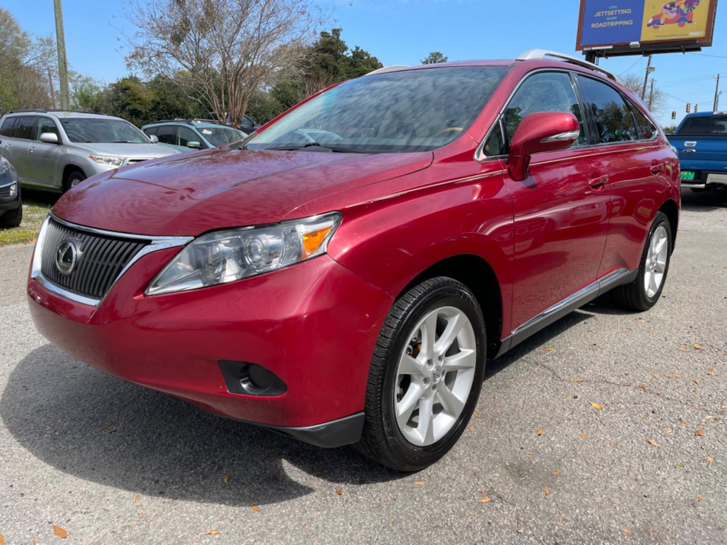 2010 RED LEXUS RX 350 BASE (2T2ZK1BAXAC) with an 3.5L engine, Automatic transmission, located at 5103 Dorchester Rd., Charleston, SC, 29418-5607, (843) 767-1122, 36.245171, -115.228050 - Photo#2